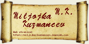 Miljojka Kuzmančev vizit kartica